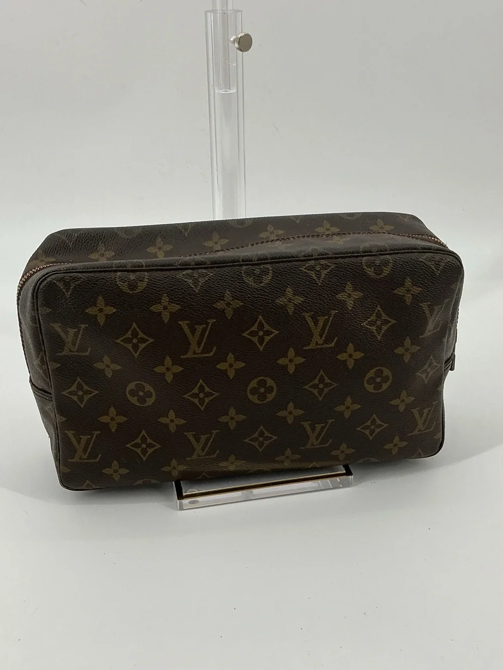 Louis Vuitton Monogram Trousse Toilette 28 Cosmetic Toiletry Pouch Vintage